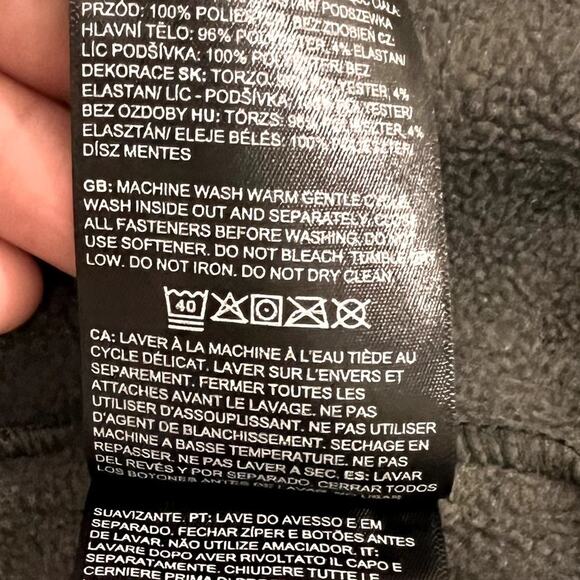 The North Face Apex Wind wall Soft Shell Jacket W/ USA Flag patch, Sz. XXL - Picture 9 of 10